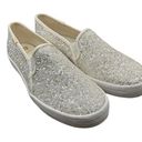 Keds Kate Spade Champion Glitter Shoes Slip On Cream Wedding Bride Glam Size 7.5 Photo 0