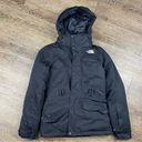 The North Face  Jacket Women XS Black Hyvent 550 Hooded Goose Down Coat No Belt Photo 0