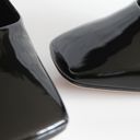 Burberry  D-ring Detail Black Patent Leather Square-Toe Pumps Photo 9