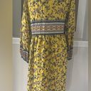 Luxology  Women's Boho Border Midi Dress, Size L Photo 2