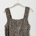 Pleione [] Leopard Print Ruffled Sleeveless Square Neck Tank Top NWT Sz Medium M Photo 7