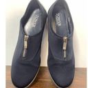 London Fog Tower By  Zipper Closure Flat Sneaker Casual Shoes Navy Blue Size 9.5 Photo 1