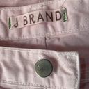 J Brand  SZ 26 Cut-Off Jean Shorts Low-Rise Frayed Hems Pocket Zip-Fly Light Pink Photo 3