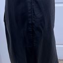 EXPRESS Vintage Limited  100% Leather Black Midi Skirt Photo 1