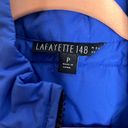 Lafayette 148  Blue Full Zip Vest With Drawstrings size P (xs) Photo 1