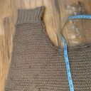 Free People  Beige Brown Oversize Loose Knit Slouchy Sweater Sz S Small Photo 7