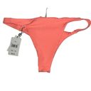 Vitamin A  California High-Leg Bikini Bottom Women's Size 10/Large Coral Swim New Photo 3