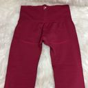 Gymshark Seamless Energy High Waisted Leggings Beet Size Large Photo 5