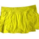 Lululemon  Women’s Pace Rival Mid Rise Pleated Serpentine Yellow Workout Skirt 10 Photo 7