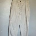 Talbots  Chatham Fly Front Ankle Pants - Solid - Curvy Fit Beige XL Size 12 Photo 2