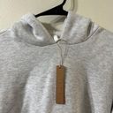 SKIMS New  Cotton Fleece Oversized Hoodie Light Heather Grey Size Medium Photo 4