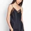 Vince  Lace Edge Silk Camisole in Navy Size M Photo 0