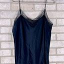 Vince  Lace Edge Silk Camisole in Navy Size M Photo 5