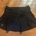 Lululemon Pace Rival Skirt Black 6 Photo 0