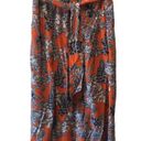 CAbi  Style #5250 Calypso Skirt Sz. M Maxi Floral Orange Blue Beach Vacay Photo 0