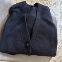 J.Crew black relaxed fit cardigan with pockets classic comfy chic Photo 7