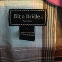 Bit & Bridle Button-front Sleeveless Blouse Size Large Photo 1