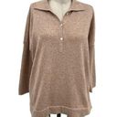 Tuckernuck  Clayton Knit Linen Polo Sweater Tencel Linen Tan Beige Size XS/S Photo 0