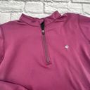 Pearl Izumi  1/4 Zip Fleece Sweatshirt Women's Large Purple Long Sleeve Mock Neck Photo 1