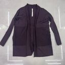 Lululemon Sit In Lotus Wrap II Black Cherry Cardigan Photo 1