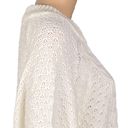 The Moon  & MADISON cream, dolman sleeve, cropped, cable knit sweater. Medium. EUC Photo 3