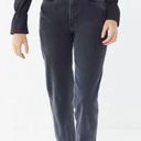 BDG Urban Outfitters Mom High Rise Washed Black Tapered Leg Jeans 27 Photo 2