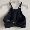 Nobull  Womens Size S Black Racerback Strappy Back Sports Workout Bra Y Back Photo 2