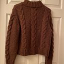 American Eagle brown mock neck sweater Photo 1