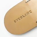 Everlane  The Day Cream Leather Criss Cross Slip On Sandals, Size 7 Photo 2