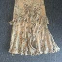 Ralph Lauren Lauren  100% silk ruffle skirt with lining.  Size medium Photo 0