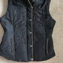 Prince And Fox EGC women’s  puffer vest jacket/removable faux fur/full zip/size L Photo 2