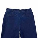 kim rogers  Size 6 Straight Leg Crop Denim Jeans Blue Mid Rise Dark Wash Photo 3