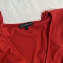 Gibsonlook Wrap Soft Luxe Stretchy Red Jogger Jumpsuit Size Small Photo 5