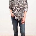 Isabel Marant EUC  Etoile Black and Beige Catchell‎ Blouse, 34 Photo 0