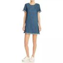 Pistola Womens Short Sleeve Gemma Denim Fray Dress Sz Small $118 Photo 1