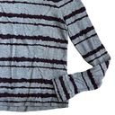 ALC Frank A.L.C. Women’s M Long Sleeve Conlo Burgundy Gray Sweatshirt Top Photo 5