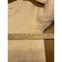 Lou & grey  Pink Waffle Knit Sweater Crewneck Alpaca/Nylon/Acrylic Size XSmall Photo 3