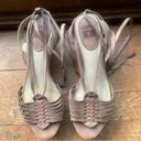 Frye  Leather Carlie Strappy Platform Wedge Sandals Size 7 Photo 6