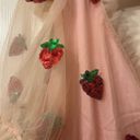 Dress with sequined strawberries on the entire dress. XXL Photo 2