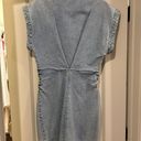 Denim Button Dress Blue Photo 1