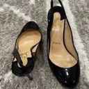 Christian Louboutin  Black Fifi Slingback Pumps 36 Photo 4