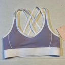 Wilo the Label Women's Sport Bra & Rib Swift Short Set XS Lilac Workout Athletic Purple Photo 4