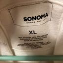 Sonoma Womens XL Sweatshirt - White with Blue Rainbows Photo 1