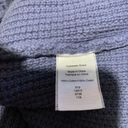 Coldwater Creek  Plus Size 2X Blue Fringe Hem Cotton Waffle Knit Pullover Sweater Photo 4