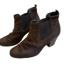 Paul Green  Jano Brown Nubuck Leather Chelsea Ankle Boot Photo 2