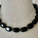 Onyx black  beaded necklace Photo 0