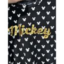 Disney Mickey Mouse Pajama Set Plus Size 2X 18W-20W Velvet Fleece Long Sleeve Black Photo 2