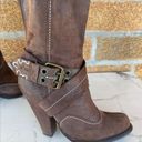 Antik Denim  tall brown suede boots size 8 Photo 1