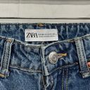 ZARA  High Waisted Whiskered Slim Fit Denim Skinny Jeans Blue Women's Size US 4 Photo 1