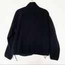 Everlane  Renew Fleece Full Zip Jacket Black Size Medium Photo 6